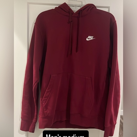 Nike Maroon Pullover Hoodie - Picture 1 of 1